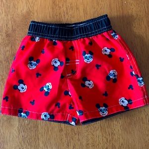 Mickey Mouse swim shorts